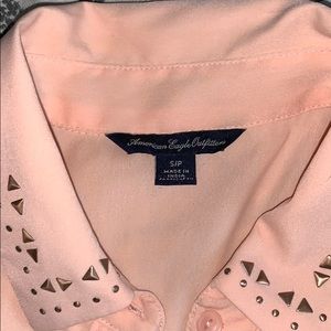 American Eagle Outfitters Tops - Satin American Eagle Shirt American Eagle Outfitters Tops - Satin American Eagle Shirt